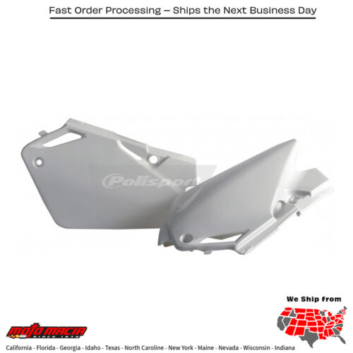 SIDE PANELS WHITE Honda CR85R 2003-2007 Honda CR85RB Expert 2003-2007