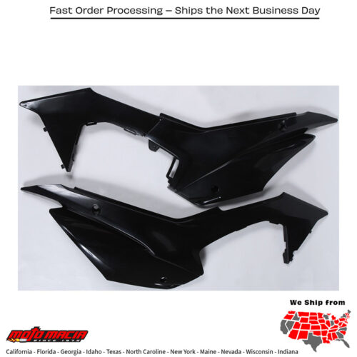 SIDE PANELS BLACK Honda CRF110F 2013-2019