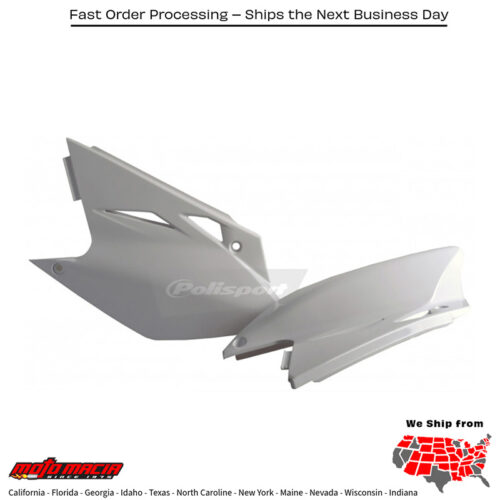 SIDE PANELS WHITE Kawasaki KX450F 2006-2008