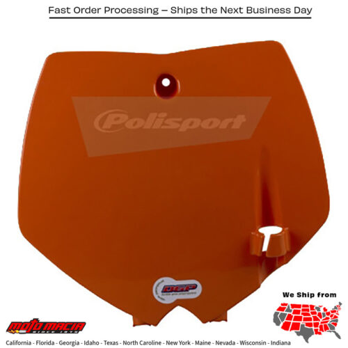 NUMBER PLATE ORANGE KTM 65 SX 2002-2008 KTM 65 XC 2008-2008