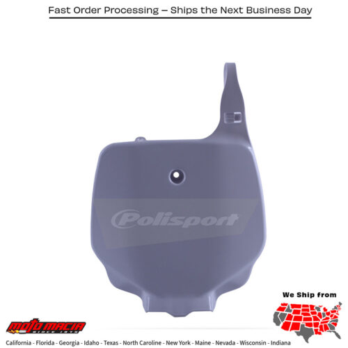 NUMBER PLATE WHITE Kawasaki KX85 2001-2019 Kawasaki KX100 1995-2019 Suzuki RM100 2003-2003