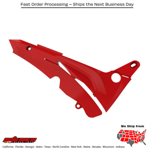 NUMBER PLATE RED Honda CR125R 2002-2007 Honda CR250R 2002-2007