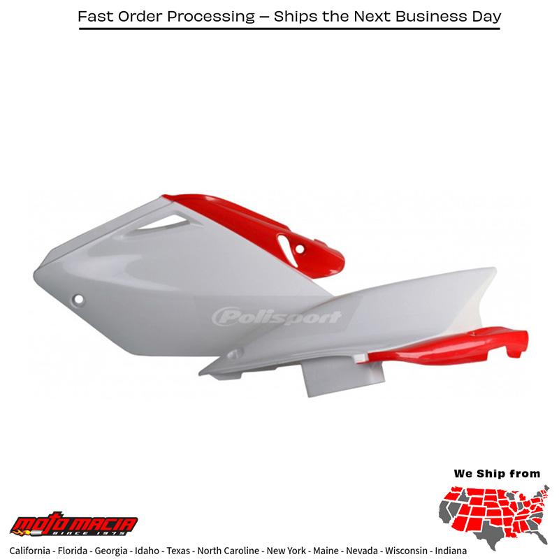 SIDE PANELS WHITE Honda CRF250R 2004-2005 Honda CRF250X 2004-2005