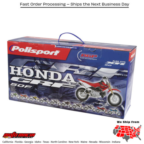 REAR FENDER & PANELS ORANGE Honda XR50R 2000-2003