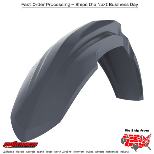RESTYLE FRONT FENDER NARDO GREY  Honda CR125R 2004-2007 Honda CR250R 2004-2007