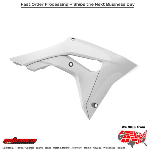 RADIATOR SHROUD RED Honda CRF450R 2017-2020 Honda CRF250R 2018-2021 Honda CRF450R W.E. 2019-2020 Honda CRF450R-S 2022-2024