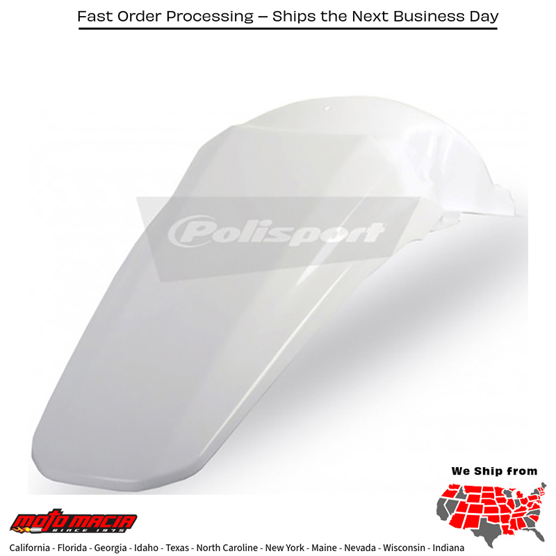 REAR FENDER WHITE Honda CRF250R 2004-2005 Honda CRF250X 2004-2005