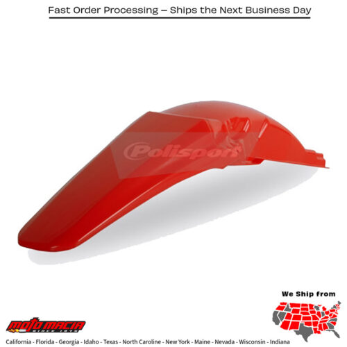 REAR FENDER RED Honda CRF250R 2004-2005 Honda CRF250X 2004-2005