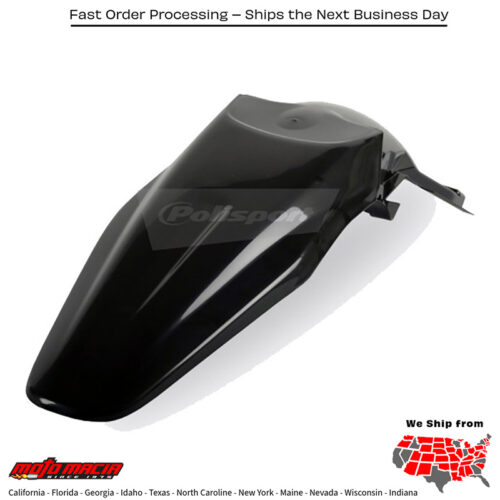 REAR FENDER BLACK Kawasaki KX250F 2006-2008 Kawasaki KX450F 2006-2008