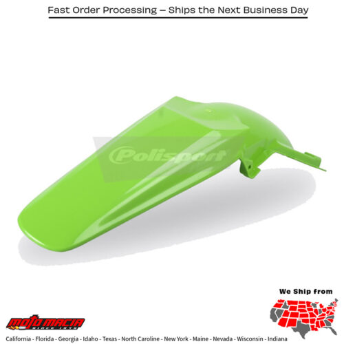 REAR FENDER GREEN Kawasaki KX250F 2004-2005