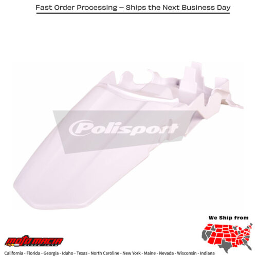 REAR FENDER WHITE Honda CRF110F 2013-2019