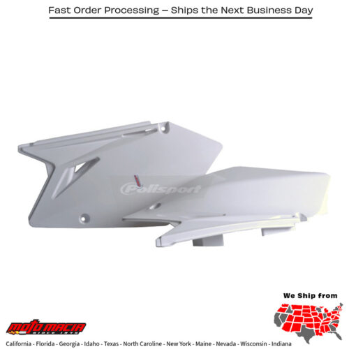 SIDE PANELS WHITE Suzuki RM-Z450 2007-2007
