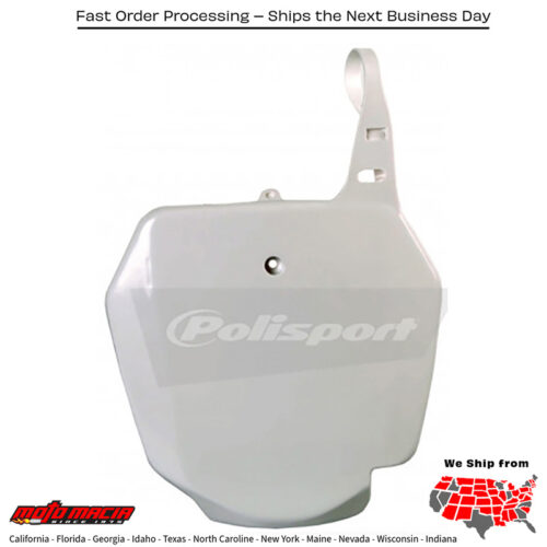 NUMBER PLATE WHITE Suzuki RM85 2002-2024 Suzuki RM85L 2003-2012