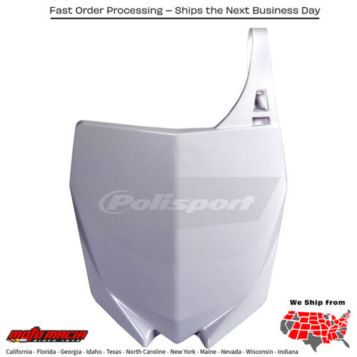 NUMBER PLATE WHITE Yamaha YZ125X 2020-2021 Yamaha YZ250X 2016-2021 Yamaha YZ125 2015-2021 Yamaha YZ250 2015-2021 Yamaha YZ250F 2010-2018 Yamaha YZ450F 2010-2017 Yamaha YZ450FX 2018-2018