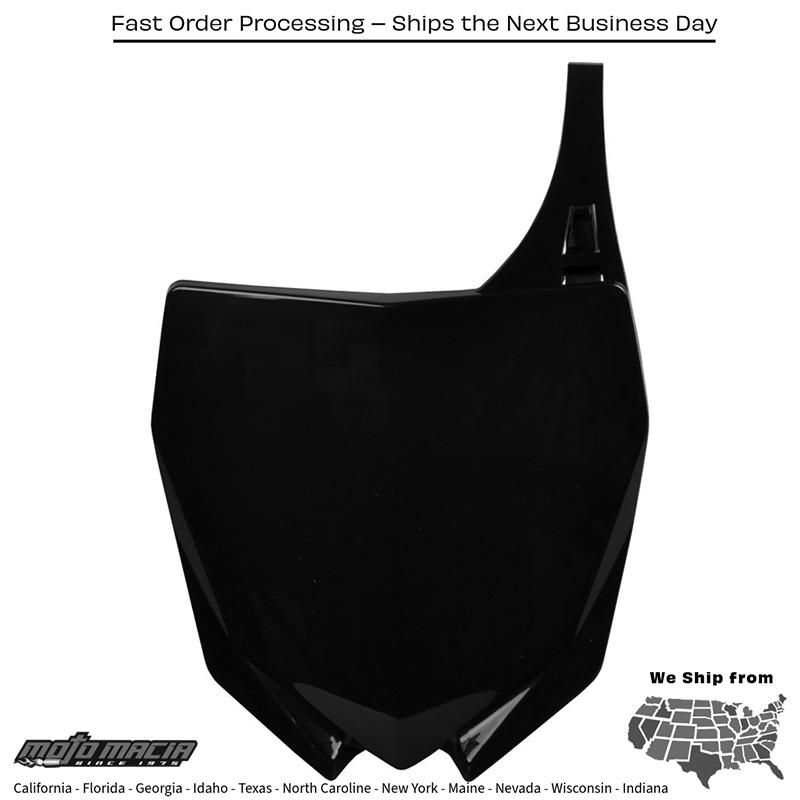NUMBER PLATE BLACK Yamaha YZ250X 2016-2021 Yamaha YZ250F 2010-2018 Yamaha YZ450F 2010-2017 Yamaha YZ450FX 2018-2018 Yamaha YZ125X 2020-2021 Yamaha YZ125 2015-2021 Yamaha YZ250 2015-2021