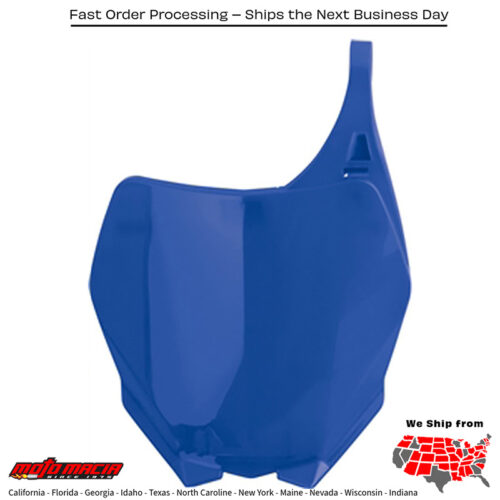 NUMBER PLATE BLUE Yamaha YZ125 2006-2014 Yamaha YZ250 2006-2014 Yamaha YZ250F 2006-2009 Yamaha YZ450F 2006-2009