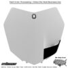 FRONT NUMBER PLATE WHITE KTM 85 SX (17/14) 2013-2017