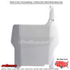 FRONT PLATE WHITE Suzuki RM-Z250 2007-2023 Suzuki RM250 2001-2008 Suzuki RM125 2001-2008
