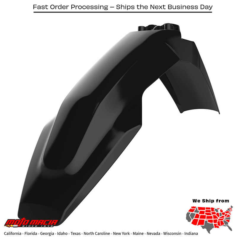 FRONT FENDER BLACK Husqvarna TX 300 2017-2017 Husqvarna FX 350 2017-2017 Husqvarna FX 450 2017-2017 Husqvarna TC 125 2016-2022 Husqvarna FC 250 2016-2022 Husqvarna FC 350 2016-2022 Husqvarna FC 450 2016-2022 Husqvarna TE 300 2017-2018 Husqv