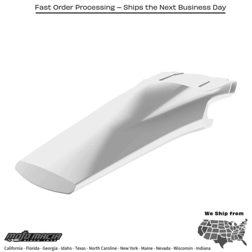 REAR FENDER WHITE Husqvarna TC 125 2019-2022 Husqvarna FC 250 2019-2022 Husqvarna FC 350 2019-2022 Husqvarna FC 450 2019-2022 Husqvarna FC 450 Rockstar Edition 2019-2020 Husqvarna TC 250 2019-2022