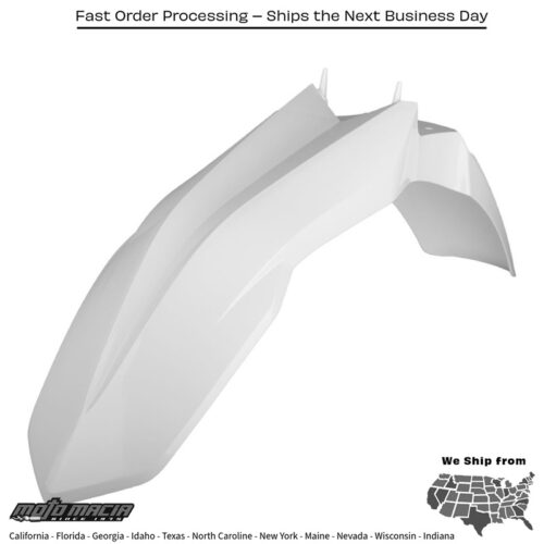 GAS GAS FRONT FENDER WHITE Gas-Gas EC 200 2013-2017 Gas-Gas EC 250 2012-2017 Gas-Gas EC 300 2012-2017 Gas-Gas Ec 125 2013-2015