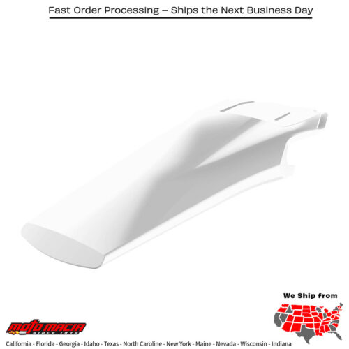 REAR FENDER WHITE HUS Husqvarna TE 300i 2020-2023 Husqvarna FE 250 2020-2023 Husqvarna FE 350 2020-2023 Husqvarna FE 450 2020-2023 Husqvarna FE 501 2020-2023 Husqvarna TE 250i 2020-2023 Husqvarna TE 150 2020-2020 Husqvarna FE 350S 2020-2020