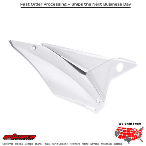 SIDE PANELS WHITE RCO Sherco 125 SE-R Racing 2017-2021 Sherco 250 SE-R Racing 2017-2022 Sherco 250 SEF-R Racing 2017-2022 Sherco 300 SE-R Racing 2017-2022 Sherco 300 SEF-R Racing 2017-2022 Sherco 450 SEF-R Racing 2017-2021 Sherco 500 SEF-R