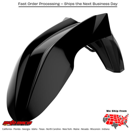 FRONT FENDER BLACK Kawasaki KLR650 2008-2018
