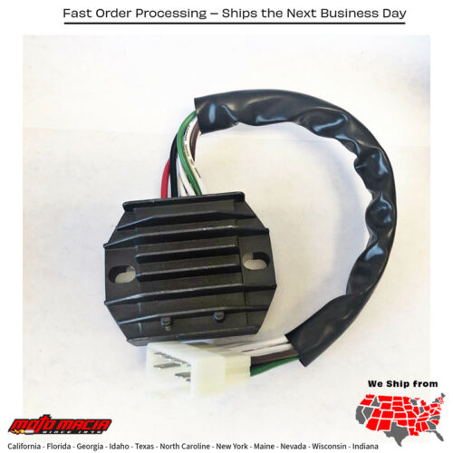 Regulator / Rectifier Yamaha Yx600 Radian Fz600 Fj600 Xj700 Maxim Xj700x Maxim X Xj550 Maxim Xj550r Seca Xj650 Maxim Xj650l Turbo Seca Xj750 Maxim Xj750m Mid-Max Xj750r Seca Xj900 Seca Xs400 Maxim Xs400r Seca Xs650s Special Xs650 1980-1990 Yamaha Yx600 Rad Mpn: 10-408Fitment Yamaha Yx600 Radian 1986 1987 1988 1989 1990Yamaha Fz600 1986 1987 1988Yamaha Fj600 1984 1985Yamaha Xj700 Maxim 1985 1986Yamaha Xj700x Maxim X 1985 1986Yamaha Xj550 Maxim 1981 1982 1983Yamaha Xj550r Seca 1981 1982 1983Yamaha Xj650 Maxim 1980 1981 1982 1983Yamaha Xj650l Turbo Seca 1982 1983Yamaha Xj750 Maxim 1982 1983Yamaha Xj750m Mid-Max 1983Yamaha Xj750r Seca 1981 1982 1983Yamaha Xj900 Seca 1983Yamaha Xs400 Maxim 1982 1983Yamaha Xs400r Seca 1982 1983Yamaha Xs650s Special 1980 1981 1982 1983Yamaha Xs650 1980 1981  Mpn: 10-408Fitment Yamaha Yx600 Radian 1986 1987 1988 1989 1990Yamaha Fz600 1986 1987 1988Yamaha Fj600 1984 1985Yamaha Xj700 Maxim 1985 1986Yamaha Xj700x Maxim X 1985 1986Yamaha Xj550 Maxim 1981 1982 1983Yamaha Xj550r Seca 1981 1982 1983Yamaha Xj650 Maxim 1980 1981 1982 1983Yamaha Xj650l Turbo Seca 1982 1983Yamaha Xj750 Maxim 1982 1983Yamaha Xj750m Mid-Max 1983Yamaha Xj750r Seca 1981 1982 1983Yamaha Xj900 Seca 1983Yamaha Xs400 Maxim 1982 1983Yamaha Xs400r Seca 1982 1983Yamaha Xs650s Special 1980 1981 1982 1983Yamaha Xs650 1980 1981