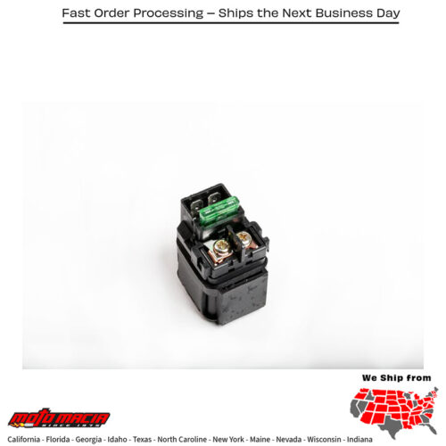 Starter Solenoid Honda Cbr250r Nc700x Nss300 Forza Nc700xd Cbr1000rr Cbr600rr Cbr600ra Abs Fsc600 Silver Wing Fsc600a Silver Wing Abs Vt750dc Shadow Spirit [Chain] Cbr600f F4i Ps250 Big Ruckus Rvt1000r Rc51 Vtr1000 Super Hawk Cbr1100xx Super Blackbird Cbr9 Mpn: 65-103Fitment Honda Cbr250r 2011 2012 2013Honda Nc700x 2012 2014Honda Nss300 Forza 2014 2015Honda Nc700xd 2012 2014Honda Cbr1000rr 2004 2005 2006 2007Honda Cbr600rr 2007 2008 2009 2010 2003 2004 2005 2006 2011 2012 2013 2014 2015 2016Honda Cbr600ra Abs 2009 2010 2011 2012 2013 2014Honda Fsc600 Silver Wing 2002 2003 2004 2005 2006 2007 2008 2009 2010Honda Fsc600a Silver Wing Abs 2011 2013 2012Honda Vt750dc Shadow Spirit [Chain] 2001 2002 2003 2005 2006 2007Honda Cbr600f F4i 2001 2002 2003 2004 2005 2006Honda Ps250 Big Ruckus 2005 2006Honda Rvt1000r Rc51 2000 2001 2002 2003 2004 2005 2006Honda Vtr1000 Super Hawk 1998 1999 2000 2001 2002 2003 2004 2005Honda Cbr1100xx Super Blackbird 1997 1998 1999 2000 2001 2002 2003Honda Cbr954rr 2002 2003Honda St1100 1991 1992 1993 1994 1995 1996 1997 1998 1999 2000 2001 2002Honda Cbr929rr 2000 2001Honda Cbr600f F4 1999 2000Honda Cbr900rr 1993 1994 1995 1996 1997 1998 1999Honda Cbr600f F3 1995 1996 1997 1998Honda Pc800 Pacific Coast 1989 1990 1994 1995 1996 1997 1998Honda Cb1000 1994 1995Honda Cbr600f F2 1991 1992 1993 1994Honda Cbr1000f Hurricane 1993 1994 1995 1996Honda Ch250 Elite 1989 1990  Mpn: 65-103Fitment Honda Cbr250r 2011 2012 2013Honda Nc700x 2012 2014Honda Nss300 Forza 2014 2015Honda Nc700xd 2012 2014Honda Cbr1000rr 2004 2005 2006 2007Honda Cbr600rr 2007 2008 2009 2010 2003 2004 2005 2006 2011 2012 2013 2014 2015 2016Honda Cbr600ra Abs 2009 2010 2011 2012 2013 2014Honda Fsc600 Silver Wing 2002 2003 2004 2005 2006 2007 2008 2009 2010Honda Fsc600a Silver Wing Abs 2011 2013 2012Honda Vt750dc Shadow Spirit [Chain] 2001 2002 2003 2005 2006 2007Honda Cbr600f F4i 2001 2002 2003 2004 2005 2006Honda Ps250 Big Ruckus 2005 2006Honda Rvt1000r Rc51 2000 2001 2002 2003 2004 2005 2006Honda Vtr1000 Super Hawk 1998 1999 2000 2001 2002 2003 2004 2005Honda Cbr1100xx Super Blackbird 1997 1998 1999 2000 2001 2002 2003Honda Cbr954rr 2002 2003Honda St1100 1991 1992 1993 1994 1995 1996 1997 1998 1999 2000 2001 2002Honda Cbr929rr 2000 2001Honda Cbr600f F4 1999 2000Honda Cbr900rr 1993 1994 1995 1996 1997 1998 1999Honda Cbr600f F3 1995 1996 1997 1998Honda Pc800 Pacific Coast 1989 1990 1994 1995 1996 1997 1998Honda Cb1000 1994 1995Honda Cbr600f F2 1991 1992 1993 1994Honda Cbr1000f Hurricane 1993 1994 1995 1996Honda Ch250 Elite 1989 1990