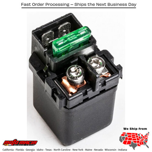 Starter Solenoid  Honda Nc700j Nm4 Cbr650f Vt750cd Shadow A.c.e. Deluxe Crf250l Vt750c2s Shadow Spirit Abs Cb500x Cbr500r Cb500f Ctx700 Nt700v Deauville Sh150i Vt1300cr Stateline Vt1300cs Sabre Vt1300ct Interstate Vt13cx Fury Vt750c2b Shadow Phantom St1300 Mpn: 65-108Fitment Honda Nc700j Nm4 2015 2016Honda Cbr650f 2015 2016 2018 2019Honda Vt750cd Shadow A.c.e. Deluxe 1998 1999 2000 2001 2002 2003Honda Crf250l 2013 2014 2015 2016 2017 2018 2019 2020Honda Vt750c2s Shadow Spirit Abs 2013 2014Honda Cb500x 2014 2015 2016 2017 2018 2019Honda Cbr500r 2013 2014 2015 2016 2017 2018 2019Honda Cb500f 2013 2014 2015 2017 2016 2018 2019Honda Ctx700 2014 2015 2016Honda Nt700v Deauville 2010 2011Honda Sh150i 2010Honda Vt1300cr Stateline 2011 2012 2013 2014 2015 2016Honda Vt1300cs Sabre 2011 2012 2013 2014Honda Vt1300ct Interstate 2011 2012 2013 2014 2015Honda Vt13cx Fury 2010 2011 2012 2013 2014 2015 2016Honda Vt750c2b Shadow Phantom 2010 2011 2012 2013 2014Honda St1300 2003 2004 2005 2006 2007 2008 2009 2010 2011 2012 2013Honda Vfr800 Interceptor 1998 1999 2000 2001 2002 2003 2004 2005 2006 2007 2008 2009Honda Vt750c Shadow Aero 2004 2005 2006 2007 2008 2009 2011 2012 2013 2014 2015Honda Vtx1300c Custom 2004 2005 2006 2007 2009 2008Honda Cb600f 599 2004 2006Honda Cb900f 919 2002 2003 2004 2005 2006 2007Honda Nss250 Reflex 2004 2005 2006 2007Honda Vt1100c Shadow Spirit 1997 1998 1999 2000 2001 2002 2003 2004 2005 2007Honda Vt1100c2 Shadow Sabre 2001 2002 2003 2004 2005 2006 2007Honda Gl1500c/Cd Valkyrie 1997 1998 1999 2000 2001 2002 2003Honda Vt750c Shadow A.c.e. 1998 1999 2000Honda Vt1100c3 Shadow Aero 1998 1999 2000 2001 2002Honda Vt1100t Shadow A.c.e.tour 1998 1999 2000 2001Honda Vt1100c2 Shadow A.c.e. 1995 1996 1997 1998 1999Honda Crf250la Abs 2017 2018 2019Honda Cb650f 2018  Mpn: 65-108Fitment Honda Nc700j Nm4 2015 2016Honda Cbr650f 2015 2016 2018 2019Honda Vt750cd Shadow A.c.e. Deluxe 1998 1999 2000 2001 2002 2003Honda Crf250l 2013 2014 2015 2016 2017 2018 2019 2020Honda Vt750c2s Shadow Spirit Abs 2013 2014Honda Cb500x 2014 2015 2016 2017 2018 2019Honda Cbr500r 2013 2014 2015 2016 2017 2018 2019Honda Cb500f 2013 2014 2015 2017 2016 2018 2019Honda Ctx700 2014 2015 2016Honda Nt700v Deauville 2010 2011Honda Sh150i 2010Honda Vt1300cr Stateline 2011 2012 2013 2014 2015 2016Honda Vt1300cs Sabre 2011 2012 2013 2014Honda Vt1300ct Interstate 2011 2012 2013 2014 2015Honda Vt13cx Fury 2010 2011 2012 2013 2014 2015 2016Honda Vt750c2b Shadow Phantom 2010 2011 2012 2013 2014Honda St1300 2003 2004 2005 2006 2007 2008 2009 2010 2011 2012 2013Honda Vfr800 Interceptor 1998 1999 2000 2001 2002 2003 2004 2005 2006 2007 2008 2009Honda Vt750c Shadow Aero 2004 2005 2006 2007 2008 2009 2011 2012 2013 2014 2015Honda Vtx1300c Custom 2004 2005 2006 2007 2009 2008Honda Cb600f 599 2004 2006Honda Cb900f 919 2002 2003 2004 2005 2006 2007Honda Nss250 Reflex 2004 2005 2006 2007Honda Vt1100c Shadow Spirit 1997 1998 1999 2000 2001 2002 2003 2004 2005 2007Honda Vt1100c2 Shadow Sabre 2001 2002 2003 2004 2005 2006 2007Honda Gl1500c/Cd Valkyrie 1997 1998 1999 2000 2001 2002 2003Honda Vt750c Shadow A.c.e. 1998 1999 2000Honda Vt1100c3 Shadow Aero 1998 1999 2000 2001 2002Honda Vt1100t Shadow A.c.e.tour 1998 1999 2000 2001Honda Vt1100c2 Shadow A.c.e. 1995 1996 1997 1998 1999Honda Crf250la Abs 2017 2018 2019Honda Cb650f 2018