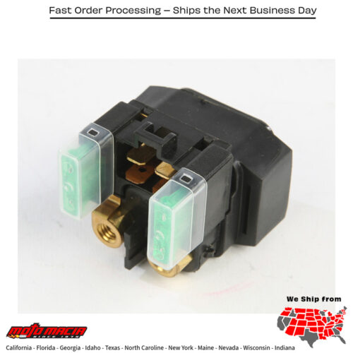 Starter Solenoid Aha Yamaha Fzs600 Fz6r Vmx1700 V-Max Yzf-R1 Yxr450f Rhino 450 Yzf1000 Yfm400fg Grizzly 4wd [Irs] Yfm350fg Grizzly 4wd [Sra] Yfm450fg Grizzly 4wd [Irs] Yfm660fg Grizzly 4wd [Irs] Yxr660f Rhino 660 Yfm350fa Bruin 4wd [Sra] Yfm400fb Big Bear  Mpn: 65-404Fitment Yamaha Fzs600 Fz6r 2009 2010 2011 2012 2013Yamaha Vmx1700 V-Max 2009 2010 2011 2012 2013 2014Yamaha Yzf-R1 2007 2008Yamaha Yxr450f Rhino 450 2006Yamaha Yzf1000 1997Yamaha Yfm400fg Grizzly 4wd [Irs] 2007Yamaha Yfm350fg Grizzly 4wd [Sra] 2007 2008 2009 2010 2011 2012 2013 2014Yamaha Yfm450fg Grizzly 4wd [Irs] 2007 2008 2009 2010 2011 2012 2013 2014Yamaha Yfm660fg Grizzly 4wd [Irs] 2002 2003 2004 2005 2006 2007 2008Yamaha Yxr660f Rhino 660 2004 2005 2006 2007Yamaha Yfm350fa Bruin 4wd [Sra] 2004 2005 2006Yamaha Yfm400fb Big Bear 4wd [Sra] 2000 2001 2002 2003 2004Yamaha Yfm400fa Kodiak 4wd [Sra] 2003 2004 2005 2006 2000 2001 2002Yamaha Yfm450fa Kodiak 4wd [Irs] 2003 2004 2005 2006Yamaha Yfm350fgi Grizzly 4wd [Irs] 2007 2008 2009 2010 2011Yamaha Yfm250x Bear Tracker 2wd [Sra] 1999Yamaha Yfm400a Kodiak 2wd [Sra] 2003 2004 2000 2001Yamaha Yfm350r Raptor 2004 2005 2006 2007 2008 2009 2010 2011 2012 2013Yamaha Yfm400fbi Big Bear 4wd [Irs] 2007 2008 2009 2010 2011 2012Yamaha Yfm450fx Wolverine 4wd [Sra] 2006 2007 2008 2009 2010  Mpn: 65-404Fitment Yamaha Fzs600 Fz6r 2009 2010 2011 2012 2013Yamaha Vmx1700 V-Max 2009 2010 2011 2012 2013 2014Yamaha Yzf-R1 2007 2008Yamaha Yxr450f Rhino 450 2006Yamaha Yzf1000 1997Yamaha Yfm400fg Grizzly 4wd [Irs] 2007Yamaha Yfm350fg Grizzly 4wd [Sra] 2007 2008 2009 2010 2011 2012 2013 2014Yamaha Yfm450fg Grizzly 4wd [Irs] 2007 2008 2009 2010 2011 2012 2013 2014Yamaha Yfm660fg Grizzly 4wd [Irs] 2002 2003 2004 2005 2006 2007 2008Yamaha Yxr660f Rhino 660 2004 2005 2006 2007Yamaha Yfm350fa Bruin 4wd [Sra] 2004 2005 2006Yamaha Yfm400fb Big Bear 4wd [Sra] 2000 2001 2002 2003 2004Yamaha Yfm400fa Kodiak 4wd [Sra] 2003 2004 2005 2006 2000 2001 2002Yamaha Yfm450fa Kodiak 4wd [Irs] 2003 2004 2005 2006Yamaha Yfm350fgi Grizzly 4wd [Irs] 2007 2008 2009 2010 2011Yamaha Yfm250x Bear Tracker 2wd [Sra] 1999Yamaha Yfm400a Kodiak 2wd [Sra] 2003 2004 2000 2001Yamaha Yfm350r Raptor 2004 2005 2006 2007 2008 2009 2010 2011 2012 2013Yamaha Yfm400fbi Big Bear 4wd [Irs] 2007 2008 2009 2010 2011 2012Yamaha Yfm450fx Wolverine 4wd [Sra] 2006 2007 2008 2009 2010