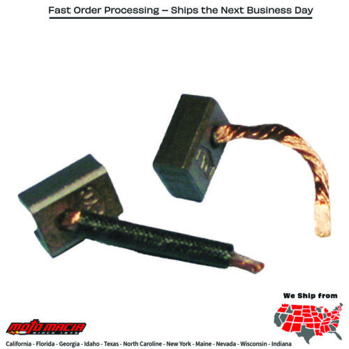 Starter Brush Kit 2 Brush/Mitsuba Kawasaki Honda Suzuki Yamaha Z800 Trx300 Fourtrax Trx200d Fourtrax Type Ii Trx200 Fourtrax Atc250es Big Red Atc250sx Trx250 Z1000 Zx600 Ninja Zx-6r Zx600 Zz-R 600 Zx750 Ninja Zx-7r Zx600 Ninja Zx-6 Zx750 Ninja Zx-7 Zx750f  Mpn: 70-101Fitment Kawasaki Z800 2016Honda Trx300 Fourtrax 1988 1989 1990 1991 1992 1993 1994 1995 1996 1997 1998 1999 2000Honda Trx200d Fourtrax Type Ii 1992 1993 1994 1995 1996 1997Honda Trx200 Fourtrax 1990 1991Honda Atc250es Big Red 1985 1986 1987Honda Atc250sx 1985 1986 1987Honda Trx250 1985 1986 1987Kawasaki Z1000 2003 2004 2005 2006 2007 2008Kawasaki Zx600 Ninja Zx-6r 1995 1996 1997Kawasaki Zx600 Zz-R 600 2003 2004Kawasaki Zx750 Ninja Zx-7r 1991 1992 1993 1994 1995Kawasaki Zx600 Ninja Zx-6 1990 1991 1992 1993 1994 1995 1996 1997 1998 1999 2000 2001 2002Kawasaki Zx750 Ninja Zx-7 1989 1990Kawasaki Zx750f Ninja 750r 1987 1988 1989 1990Kawasaki Zl900a Eliminator 1985 1986Suzuki Gsx-R750 1988 1989 1990 1991 1992Suzuki Gs500e 1989 1990 1991 1992 1993 1994Suzuki Gs450l 1980 1981 1982 1983 1985 1986 1987 1988Suzuki Gs1150e 1984 1985 1986 1983Suzuki Gs550e 1983 1984 1985 1986Suzuki Gs550es 1983 1984 1985 1986Suzuki Gs550l 1985 1986 1984Suzuki Gs300l 1982 1983 1985 1984Suzuki Gs450e 1980 1981 1982 1983Suzuki Gs650g 1981 1982 1983Suzuki Gs650gl 1981 1982 1983Suzuki Gs650m Katana 1983Suzuki Gs750e 1983Suzuki Gs750es 1983Suzuki Gs450t 1981 1982 1983Suzuki Gs650e 1981 1982Suzuki Gs450s 1980 1981 1982Suzuki Lt300e 1987 1988 1989Yamaha Xj700 Maxim 1985 1986Yamaha Xj700x Maxim X 1985 1986Yamaha Xj650 Maxim 1980 1981 1982 1983 1984Yamaha Xj650l Turbo Seca 1982 1983 1984Yamaha Xj750 Maxim 1982 1983Yamaha Xj750m Mid-Max 1983Yamaha Xj750r Seca 1981 1982 1983Yamaha Xj900 Seca 1983Yamaha Xz550r Vision 1982 1983Yamaha Yfm400fb Big Bear 4wd [Sra] 2000 2001 2002 2003 2004Yamaha Yfm400fa Kodiak 4wd [Sra] 1993 1994 1995 1996 1997 1998 1999Yamaha Yfm350fx Wolverine 4wd [Sra] 1995 1996 1997 1998 1999 2000 2001 2002 2003 2004Yamaha Yfm350x Warrior 1987 1988 1989 1990 1991 1992 1993 1994 1995 1996 1997 1998 1999 2000 2001 2002 2003 2004Yamaha Yfm350fw Big Bear 4wd [Sra] 1987 1988 1989 1990 1991 1992 1993 1994 1995 1996 1998 1999Yamaha Yfm350r Raptor 2004 2005 2006 2007 2008 2009 2010 2011 2012 2013Yamaha Yfm350u Big Bear 2wd [Sra] 1998 1999Yamaha Yfm350er Moto-4 1987 1988 1989 1990 1991 1992 1993 1994 1995Yamaha Yfp350 Terra Pro 1988  Mpn: 70-101Fitment Kawasaki Z800 2016Honda Trx300 Fourtrax 1988 1989 1990 1991 1992 1993 1994 1995 1996 1997 1998 1999 2000Honda Trx200d Fourtrax Type Ii 1992 1993 1994 1995 1996 1997Honda Trx200 Fourtrax 1990 1991Honda Atc250es Big Red 1985 1986 1987Honda Atc250sx 1985 1986 1987Honda Trx250 1985 1986 1987Kawasaki Z1000 2003 2004 2005 2006 2007 2008Kawasaki Zx600 Ninja Zx-6r 1995 1996 1997Kawasaki Zx600 Zz-R 600 2003 2004Kawasaki Zx750 Ninja Zx-7r 1991 1992 1993 1994 1995Kawasaki Zx600 Ninja Zx-6 1990 1991 1992 1993 1994 1995 1996 1997 1998 1999 2000 2001 2002Kawasaki Zx750 Ninja Zx-7 1989 1990Kawasaki Zx750f Ninja 750r 1987 1988 1989 1990Kawasaki Zl900a Eliminator 1985 1986Suzuki Gsx-R750 1988 1989 1990 1991 1992Suzuki Gs500e 1989 1990 1991 1992 1993 1994Suzuki Gs450l 1980 1981 1982 1983 1985 1986 1987 1988Suzuki Gs1150e 1984 1985 1986 1983Suzuki Gs550e 1983 1984 1985 1986Suzuki Gs550es 1983 1984 1985 1986Suzuki Gs550l 1985 1986 1984Suzuki Gs300l 1982 1983 1985 1984Suzuki Gs450e 1980 1981 1982 1983Suzuki Gs650g 1981 1982 1983Suzuki Gs650gl 1981 1982 1983Suzuki Gs650m Katana 1983Suzuki Gs750e 1983Suzuki Gs750es 1983Suzuki Gs450t 1981 1982 1983Suzuki Gs650e 1981 1982Suzuki Gs450s 1980 1981 1982Suzuki Lt300e 1987 1988 1989Yamaha Xj700 Maxim 1985 1986Yamaha Xj700x Maxim X 1985 1986Yamaha Xj650 Maxim 1980 1981 1982 1983 1984Yamaha Xj650l Turbo Seca 1982 1983 1984Yamaha Xj750 Maxim 1982 1983Yamaha Xj750m Mid-Max 1983Yamaha Xj750r Seca 1981 1982 1983Yamaha Xj900 Seca 1983Yamaha Xz550r Vision 1982 1983Yamaha Yfm400fb Big Bear 4wd [Sra] 2000 2001 2002 2003 2004Yamaha Yfm400fa Kodiak 4wd [Sra] 1993 1994 1995 1996 1997 1998 1999Yamaha Yfm350fx Wolverine 4wd [Sra] 1995 1996 1997 1998 1999 2000 2001 2002 2003 2004Yamaha Yfm350x Warrior 1987 1988 1989 1990 1991 1992 1993 1994 1995 1996 1997 1998 1999 2000 2001 2002 2003 2004Yamaha Yfm350fw Big Bear 4wd [Sra] 1987 1988 1989 1990 1991 1992 1993 1994 1995 1996 1998 1999Yamaha Yfm350r Raptor 2004 2005 2006 2007 2008 2009 2010 2011 2012 2013Yamaha Yfm350u Big Bear 2wd [Sra] 1998 1999Yamaha Yfm350er Moto-4 1987 1988 1989 1990 1991 1992 1993 1994 1995Yamaha Yfp350 Terra Pro 1988