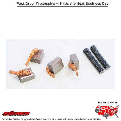 Starter Brush Kit Polaris Honda Kawasaki Suzuki Yamaha Rzr 4 800 Trx680fa Rincon [Irs] St1300 Vtx1300c Custom Vtx1800c Classic Vt1100c2 Shadow Sabre Vt600c Shadow Vlx Vt600cd Shadow Vlx Deluxe Vtx1300s Retro Spoke Rvt1000r Rc51 Vtr1000 Super Hawk Cbr1100xx Mpn: 70-110Fitment Polaris Rzr 4 800 2010 2011 2012 2013Honda Trx680fa Rincon [Irs] 2006 2007 2008 2009 2010 2011 2012 2013Honda St1300 2003 2004 2005 2006 2007 2008 2009 2010 2011 2012Honda Vtx1300c Custom 2004 2005 2006 2007 2009 2008Honda Vtx1800c Classic 2002 2003 2004 2005 2006 2007 2008Honda Vt1100c2 Shadow Sabre 2000 2001 2002 2003 2004 2005 2006 2007Honda Vt600c Shadow Vlx 1988 1989 1990 1991 1992 1993 1994 1995 1996 1997 1998 1999 2000 2001 2002 2003 2004 2005 2006 2007Honda Vt600cd Shadow Vlx Deluxe 1996 1997 1998 1999 2000 2001 2002 2003 2004 2005 2006Honda Vtx1300s Retro Spoke 2003Honda Rvt1000r Rc51 2000 2001 2002 2003 2004 2005Honda Vtr1000 Super Hawk 1998 1999 2000 2001 2002 2003 2004 2005 1997Honda Cbr1100xx Super Blackbird 1997 1998 1999 2000 2001 2002 2003Honda Gl1500c/Cd Valkyrie 1997 1998 1999 2000 2001 2002 2003Honda Trx680fga Rincon Gpscape [Irs] 2006 2007 2008 2009Honda St1100 1991 1992 1993 1994 1995 1996 1997 1998Honda Vt750c Shadow A.c.e. 1998 1999 2000Honda Vt1100c3 Shadow Aero 1998 1999 2000 2001 2002Honda Cbr929rr 2000 2001Honda Vt1100t Shadow A.c.e.tour 1998 1999 2000 2001Honda Cbr900rr 1993 1994 1995 1996 1997 1998 1999Honda Vt1100c2 Shadow A.c.e. 1995 1996 1997 1998 1999Honda Cbr600f F3 1995 1996 1997 1998Honda Pc800 Pacific Coast 1989 1990 1994 1995 1996 1997 1998Honda Vt1100c Shadow 1985 1986 1987 1988 1989 1990 1992 1993 1994 1995 1996Honda Cb1000 1994 1995Honda Cbr600f F2 1991 1992 1993 1994Honda Cbr1000f Hurricane 1993 1994 1995 1996Honda Gl1500 Gold Wing 1988 1989Honda Trx650fa Rincon [Irs] 2003 2004 2005Honda Trx650fga Rincon Gpscape [Irs] 2004 2005Kawasaki Vn1500e Vulcan 1500 Classic 1998 1999 2000 2001 2002 2003 2004Kawasaki Vn1600a Vulcan 1600 Classic 2003 2004 2005Kawasaki Vn1600b Vulcan 1600 Mean Streak 2004 2005 2006 2007 2008Kawasaki Vn1500j/R Vulcan 1500 Drifter 1999 2000 2001 2002 2003 2004 2005Kawasaki Vn1500l Vulcan Nomad Fi 2002 2003 2004Kawasaki Vn1500g Vulcan 1500 Nomad 1999 2000 2001Kawasaki Vn1500a Vulcan 1500 1996 1997 1998 1999Kawasaki Vn1500a Vulcan 88 1987 1988 1989 1990 1991 1992 1993 1994 1995Polaris Ranger Crew 800 4x4 2010 2011 2012 2013 2014Polaris Xpress 300 1996 1997 1998 1999Polaris Magnum 425 2x4 1995 1996 1997 1998Polaris Magnum 425 4x4 1995 1996 1997Polaris Rzr 800 2008 2009 2010 2011 2012 2013Polaris Rzr 800 S 2009 2010 2011 2012 2013 2014Polaris Ranger Xp 800 2012Polaris Sportsman Big Boss 6x6 800 2009 2010 2011 2012 2013Polaris Ranger 700 6x6 2006 2007 2008 2009Polaris Ranger Xp 700 2006 2007Polaris Sportsman Touring 800 2008 2009Polaris Sportsman X2 800 Efi 2007Polaris Sportsman X2 700 2008Polaris Ranger 700 4x4 2007 2009 2008Polaris Sportsman 700 Efi 4x4 2005 2006 2007 2004Polaris Sportsman 800 Efi 2005 2006 2007 2010 2011 2012 2013 2008 2009Polaris Sportsman 700 4x4 2002 2005 2006 2003 2004Polaris Sportsman 600 4x4 2005 2003 2004Polaris Ranger 800 6x6 2010 2011 2012 2013Polaris Xpedition 325 2000 2001 2002Polaris Xpedition 425 2000 2001 2002Suzuki Lt-A500f Vinson 500 4x4 Auto [Sra] 2002 2003 2004 2005 2006 2007Suzuki Vl1500 C90 Boulevard 2005 2006 2007 2008 2009Suzuki Lt-F500f Vinson 500 4x4 [Sra] 2004 2005 2006 2007Suzuki Gsf1200s Bandit 1997 1998 1999 2000 2001 2002 2003 2004Suzuki Vl1500 Intruder Lc 1998 1999 2000 2001 2002 2003 2004Suzuki Gsx-R1100 1991 1992Suzuki Gv1400 Cavalcade 1989Suzuki Lt-F500f Quadrunner 4x4 [Sra] 1998 1999 2000 2001 2002Suzuki Lt-A500f Quadmaster [Sra] 2000 2001Suzuki Dr650se 1996 1997 1998 1999 2000 2001 2002 2003 2004 2005 2006 2007 2008 2009 2011 2012 2013 2014Yamaha Yzf-R1 1998 1999Yamaha Xv17a Road Star 2004Yamaha Xv17pc Road Star Warrior 2002 2003 2004 2005Yamaha Xvz1300ct Royal Star Tour Deluxe 2005 2006 2007 2008 2009 2010Yamaha Xvz1300tf Royal Star Venture 1999 2000 2001 2002 2003 2004 2005 2006 2007 2008 2009 2010Yamaha Vmx1200 V-Max 1996 1997 1998 1999 2000 2001 2002 2003 2004 2005 2006Yamaha Xv16a Road Star 1999 2000 2001 2002 2003Yamaha Xv16as Road Star Midnight 2001 2002 2003Yamaha Xv16at Road Star Silverado 1999 2000 2001 2002 2003Yamaha Xvz1300a Royal Star 2001Yamaha Fj1200 1991 1992 1993 1994 1995Yamaha Yfm660fg Grizzly 4wd [Irs] 2003 2004 2005 2006 2007 2008Yamaha Yxr660f Rhino 660 2004 2005 2006 2007Yamaha Yfm400fa Kodiak 4wd [Sra] 2003 2004 2005 2006 2000 2001 2002Yamaha Yfm450fa Kodiak 4wd [Irs] 2003 2004 2005 2006 2018Yamaha Yfm400a Kodiak 2wd [Sra] 2003 2004 2000 2001 2002Yamaha Yfm600fg Grizzly 4wd [Sra] 1998 1999 2000 2001Yamaha Yfm400fbi Big Bear 4wd [Irs] 2007 2008 2009 2010 2011 2012Yamaha Yfm450fx Wolverine 4wd [Sra] 2006 2007 2008 2009 2010Kawasaki Vn1500d Vulcan 1500 Classic 1997 1996Polaris Ranger 800 4x4 2014 2013  Mpn: 70-110Fitment Polaris Rzr 4 800 2010 2011 2012 2013Honda Trx680fa Rincon [Irs] 2006 2007 2008 2009 2010 2011 2012 2013Honda St1300 2003 2004 2005 2006 2007 2008 2009 2010 2011 2012Honda Vtx1300c Custom 2004 2005 2006 2007 2009 2008Honda Vtx1800c Classic 2002 2003 2004 2005 2006 2007 2008Honda Vt1100c2 Shadow Sabre 2000 2001 2002 2003 2004 2005 2006 2007Honda Vt600c Shadow Vlx 1988 1989 1990 1991 1992 1993 1994 1995 1996 1997 1998 1999 2000 2001 2002 2003 2004 2005 2006 2007Honda Vt600cd Shadow Vlx Deluxe 1996 1997 1998 1999 2000 2001 2002 2003 2004 2005 2006Honda Vtx1300s Retro Spoke 2003Honda Rvt1000r Rc51 2000 2001 2002 2003 2004 2005Honda Vtr1000 Super Hawk 1998 1999 2000 2001 2002 2003 2004 2005 1997Honda Cbr1100xx Super Blackbird 1997 1998 1999 2000 2001 2002 2003Honda Gl1500c/Cd Valkyrie 1997 1998 1999 2000 2001 2002 2003Honda Trx680fga Rincon Gpscape [Irs] 2006 2007 2008 2009Honda St1100 1991 1992 1993 1994 1995 1996 1997 1998Honda Vt750c Shadow A.c.e. 1998 1999 2000Honda Vt1100c3 Shadow Aero 1998 1999 2000 2001 2002Honda Cbr929rr 2000 2001Honda Vt1100t Shadow A.c.e.tour 1998 1999 2000 2001Honda Cbr900rr 1993 1994 1995 1996 1997 1998 1999Honda Vt1100c2 Shadow A.c.e. 1995 1996 1997 1998 1999Honda Cbr600f F3 1995 1996 1997 1998Honda Pc800 Pacific Coast 1989 1990 1994 1995 1996 1997 1998Honda Vt1100c Shadow 1985 1986 1987 1988 1989 1990 1992 1993 1994 1995 1996Honda Cb1000 1994 1995Honda Cbr600f F2 1991 1992 1993 1994Honda Cbr1000f Hurricane 1993 1994 1995 1996Honda Gl1500 Gold Wing 1988 1989Honda Trx650fa Rincon [Irs] 2003 2004 2005Honda Trx650fga Rincon Gpscape [Irs] 2004 2005Kawasaki Vn1500e Vulcan 1500 Classic 1998 1999 2000 2001 2002 2003 2004Kawasaki Vn1600a Vulcan 1600 Classic 2003 2004 2005Kawasaki Vn1600b Vulcan 1600 Mean Streak 2004 2005 2006 2007 2008Kawasaki Vn1500j/R Vulcan 1500 Drifter 1999 2000 2001 2002 2003 2004 2005Kawasaki Vn1500l Vulcan Nomad Fi 2002 2003 2004Kawasaki Vn1500g Vulcan 1500 Nomad 1999 2000 2001Kawasaki Vn1500a Vulcan 1500 1996 1997 1998 1999Kawasaki Vn1500a Vulcan 88 1987 1988 1989 1990 1991 1992 1993 1994 1995Polaris Ranger Crew 800 4x4 2010 2011 2012 2013 2014Polaris Xpress 300 1996 1997 1998 1999Polaris Magnum 425 2x4 1995 1996 1997 1998Polaris Magnum 425 4x4 1995 1996 1997Polaris Rzr 800 2008 2009 2010 2011 2012 2013Polaris Rzr 800 S 2009 2010 2011 2012 2013 2014Polaris Ranger Xp 800 2012Polaris Sportsman Big Boss 6x6 800 2009 2010 2011 2012 2013Polaris Ranger 700 6x6 2006 2007 2008 2009Polaris Ranger Xp 700 2006 2007Polaris Sportsman Touring 800 2008 2009Polaris Sportsman X2 800 Efi 2007Polaris Sportsman X2 700 2008Polaris Ranger 700 4x4 2007 2009 2008Polaris Sportsman 700 Efi 4x4 2005 2006 2007 2004Polaris Sportsman 800 Efi 2005 2006 2007 2010 2011 2012 2013 2008 2009Polaris Sportsman 700 4x4 2002 2005 2006 2003 2004Polaris Sportsman 600 4x4 2005 2003 2004Polaris Ranger 800 6x6 2010 2011 2012 2013Polaris Xpedition 325 2000 2001 2002Polaris Xpedition 425 2000 2001 2002Suzuki Lt-A500f Vinson 500 4x4 Auto [Sra] 2002 2003 2004 2005 2006 2007Suzuki Vl1500 C90 Boulevard 2005 2006 2007 2008 2009Suzuki Lt-F500f Vinson 500 4x4 [Sra] 2004 2005 2006 2007Suzuki Gsf1200s Bandit 1997 1998 1999 2000 2001 2002 2003 2004Suzuki Vl1500 Intruder Lc 1998 1999 2000 2001 2002 2003 2004Suzuki Gsx-R1100 1991 1992Suzuki Gv1400 Cavalcade 1989Suzuki Lt-F500f Quadrunner 4x4 [Sra] 1998 1999 2000 2001 2002Suzuki Lt-A500f Quadmaster [Sra] 2000 2001Suzuki Dr650se 1996 1997 1998 1999 2000 2001 2002 2003 2004 2005 2006 2007 2008 2009 2011 2012 2013 2014Yamaha Yzf-R1 1998 1999Yamaha Xv17a Road Star 2004Yamaha Xv17pc Road Star Warrior 2002 2003 2004 2005Yamaha Xvz1300ct Royal Star Tour Deluxe 2005 2006 2007 2008 2009 2010Yamaha Xvz1300tf Royal Star Venture 1999 2000 2001 2002 2003 2004 2005 2006 2007 2008 2009 2010Yamaha Vmx1200 V-Max 1996 1997 1998 1999 2000 2001 2002 2003 2004 2005 2006Yamaha Xv16a Road Star 1999 2000 2001 2002 2003Yamaha Xv16as Road Star Midnight 2001 2002 2003Yamaha Xv16at Road Star Silverado 1999 2000 2001 2002 2003Yamaha Xvz1300a Royal Star 2001Yamaha Fj1200 1991 1992 1993 1994 1995Yamaha Yfm660fg Grizzly 4wd [Irs] 2003 2004 2005 2006 2007 2008Yamaha Yxr660f Rhino 660 2004 2005 2006 2007Yamaha Yfm400fa Kodiak 4wd [Sra] 2003 2004 2005 2006 2000 2001 2002Yamaha Yfm450fa Kodiak 4wd [Irs] 2003 2004 2005 2006 2018Yamaha Yfm400a Kodiak 2wd [Sra] 2003 2004 2000 2001 2002Yamaha Yfm600fg Grizzly 4wd [Sra] 1998 1999 2000 2001Yamaha Yfm400fbi Big Bear 4wd [Irs] 2007 2008 2009 2010 2011 2012Yamaha Yfm450fx Wolverine 4wd [Sra] 2006 2007 2008 2009 2010Kawasaki Vn1500d Vulcan 1500 Classic 1997 1996Polaris Ranger 800 4x4 2014 2013