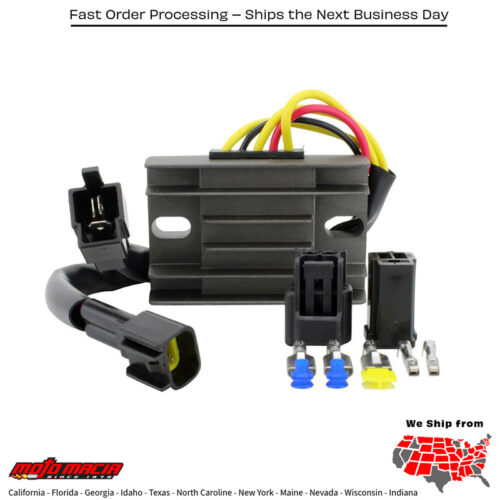 VOLTAGE REGULATOR RECTIFIER Kawasaki KLX400R 2003-2003 Kawasaki KLX400SR 2003-2004 Kawasaki KLX400R CA MODEL 2004-2004 Kawasaki KLX400R NON CA MODEL 2004-2004