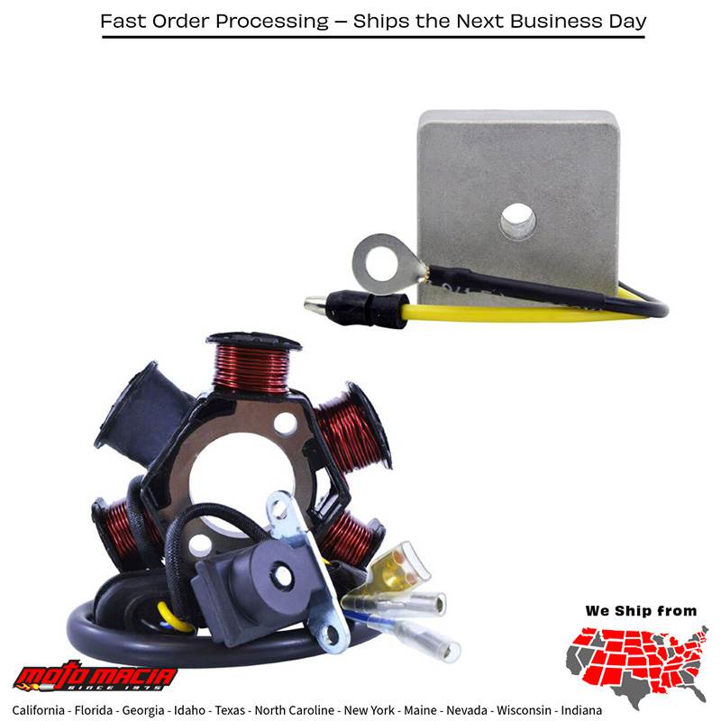 STATOR LIGHTING KIT STATOR+REGULATOR+PICKUP Honda CRF100F 2004-2013 Honda CRF80F 2004-2013 Honda XR100R 1992-2003 Honda XR80R 1993-2003