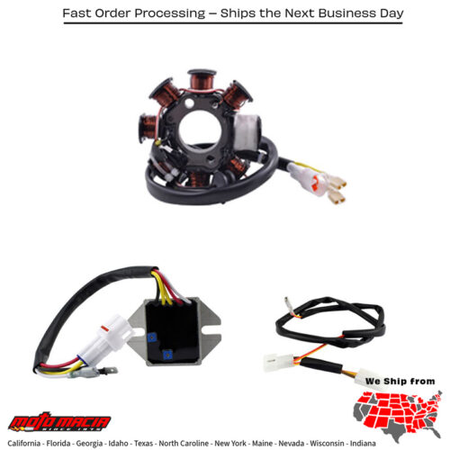 100W AC TO DC CONVERSION KIT STATOR+REGULATOR KTM 450 EXC-R 4-Stroke 2008-2011 KTM 530 EXC-R 4-Stroke 2008-2011 KTM 450 EXC-F 2007-2007 KTM 525 EXC 4-Stroke 2007-2007