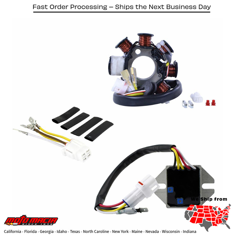 100W AC TO DC CONVERSION KIT STATOR+REGULATOR Husqvarna TX 300 2017-2018 Husqvarna TE 300 2017-2018 Husqvarna TE 250 2017-2017 KTM 250 XC 2017-2018 KTM 250 XC-W 2017-2018 KTM 250 XCF-W 2007-2011 KTM 300 XC-W 2017-2018 KTM 400 XC-W 4-Stroke