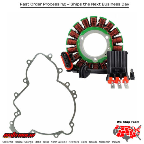 STATOR+GASKET Polaris RZR 900 2014-2021 Polaris RZR 900 S 2015-2020 Polaris RZR 4 900 EPS 2014-2018 Polaris General 1000 EPS 2016-2020 Polaris ACE 900 Xc 2017-2018 Polaris RZR XP 900 2013-2013 Polaris Ranger XP 900 2013-2019 Polaris RZR XP