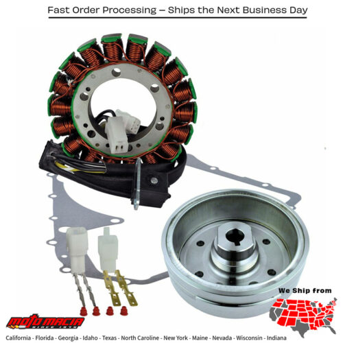 FLYWHEEL+STATOR+GASKET Arctic Cat 400 4X4 Auto 2003-2006 Arctic Cat 400 4X4 Auto TBX 2004-2006 Arctic Cat 400 4X4 TRV 2006-2007 Arctic Cat 375 4X4 Auto 2002-2002 Suzuki LT-A400 Eiger 2X4 Auto [SRA] 2002-2007 Suzuki LT-A400F Eiger 4X4 Auto [