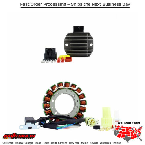 STATOR+REGULATOR Yamaha YFM350G Grizzly 2WD [SRA] 2007-2012 Yamaha YFM350FA Bruin 4WD [SRA] 2004-2006 Yamaha YFM350FGI Grizzly 4WD [IRS] 2007-2011