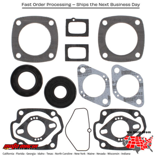Gasket Kit-Rotax 343fc 72-75 Moto Ski Futura 343 Fc/2 75-75 Nuvik 3
