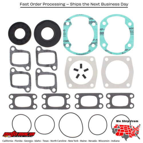 Gasket Set S/M S-D 377 F/C Moto Ski Mirage 11/11e/Sp Fc/2 80-83 Ski-Doo Cit