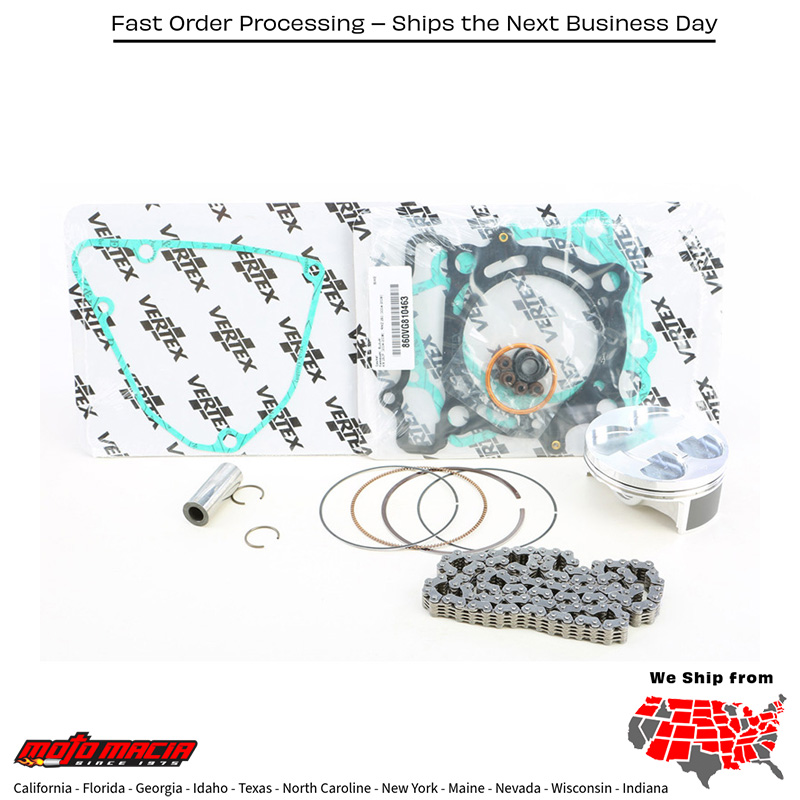 Top End Kit 76.96/Std 13.5:1 Kawasaki Kx250f 2006-2008