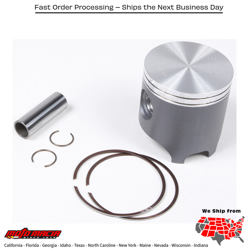 Piston Kit Cast Dual Ring 63.95/Std Ktm 200 EXC (98-16); MXC (98-03); 2 more