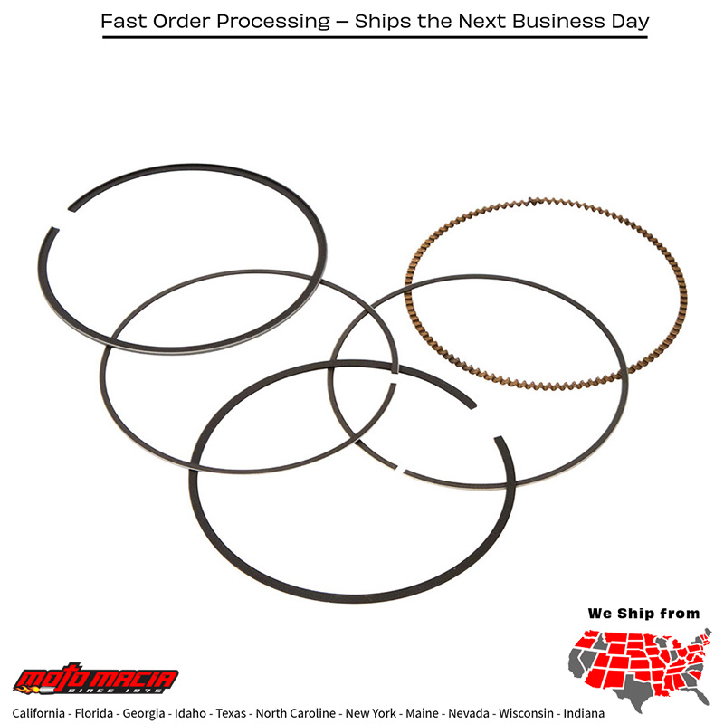 Piston Rings 89.95mm For Vertex Pistons Only Arctic Cat 400 Dvx 04-08 Kawasaki