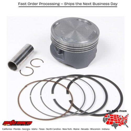 Piston Kit Cast 84.97/Std 9.3:1 Honda TRX400X 09-14 TRX400EX