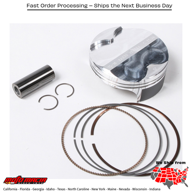 Piston Kit 75.98mm FORGED 75.97/STD 12.8:1 KTM