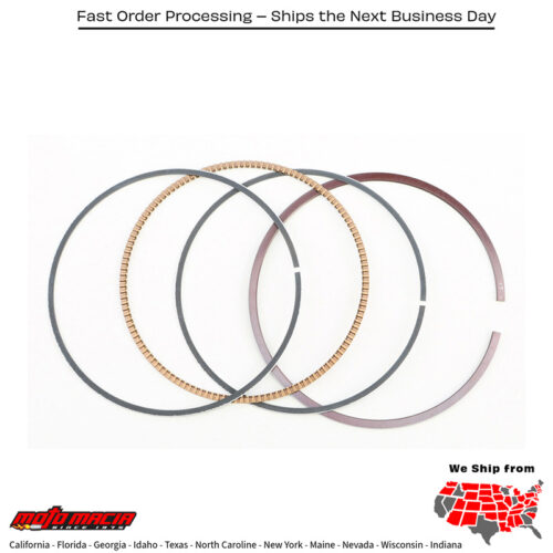 Piston Rings 76.76mm For Vertex Pistons Only Honda CRF250R 10-17