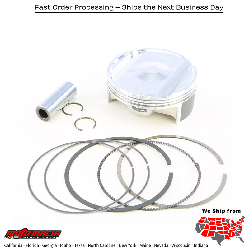 Piston Kit Bb Forged 97.96/+5.00 10.6:1 Polaris RZR 900 14-14